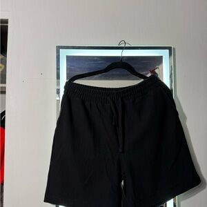 Zara Men's Athletic Black Shorts